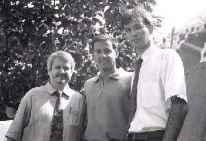 Joan Montsech, David Meca i Isidre Costa