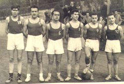 D'esquerra a dreta: Ricard Colell, Masnou, Valent� Marimon, Joan Gorgas, Toni Vilaseca i Pepito Sangr�