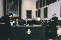 Elisa Arimany durant la cerimnia de nomenament