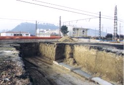 Les excavadores han comen�at a treballar al pla dels Dip�sits