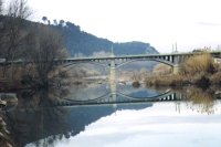El riu Llobregat al seu pas per Sant Vicen� es va gla�ar