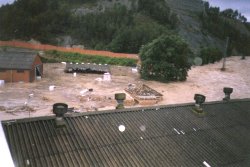 Vista de la B�bila en el moment de la rierada