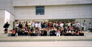 Els alumnes de l'IES Castellet amb els del Coll�ge du Gibert de Saverdun