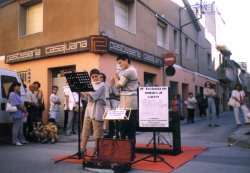 Els Quatre Cantons un any m�s escenari de la II trobada de M�sics al Carrer