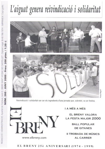 Portada d'El Breny de juny del 2000