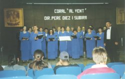 La Coral Al Vent en plena actuaci� a M�xic