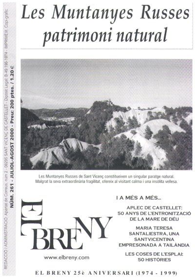 Portada d'El Breny de juliol - agost 2000