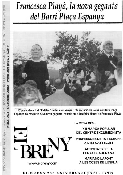Portada d'El Breny d'octubre 2000