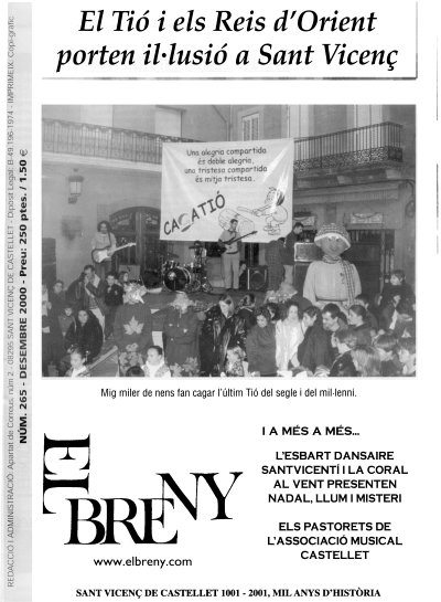 Portada d'El Breny de desembre del 2000