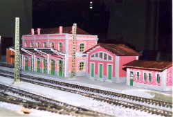 Maqueta de l'estaci� del Nord de Sant Vicen�