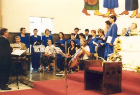 El diumenge dia 8 la Coral Al Vent va interpretar la Missa Brevis a l'Esgl�sia Parroquial