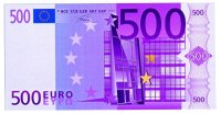El bitllet de 500 euros, disseny de l'austrac Robert Kalina, ser el de valor ms alt (ms de 83.000 pessetes)