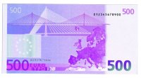 El bitllet de 500 euros, disseny de l'austr�ac Robert Kalina, ser� el de valor m�s alt (m�s de 83.000 pessetes)