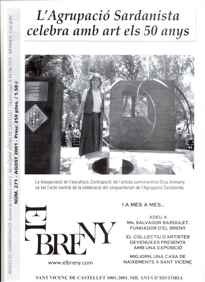 Portada d'El Breny d'agost del 2001