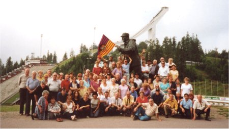 La Penya Blaugrana de Sant Vicen de Castellet a Lillehammer