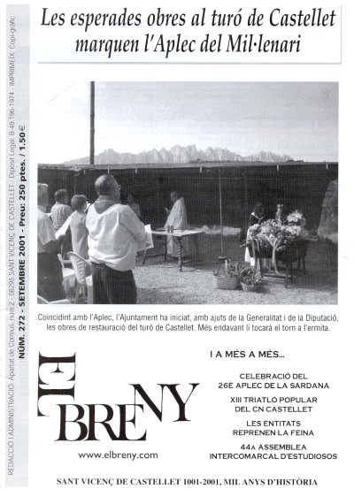 Portada d'El Breny de setembre del 2001
