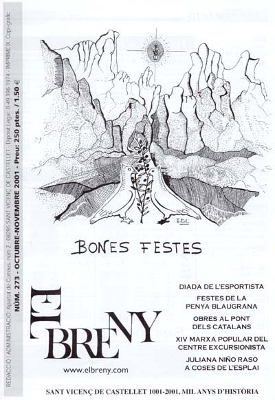 Portada d'El Breny d'octubre - novembre del 2001