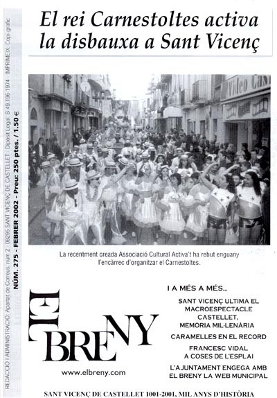 Portada d'El Breny de febrer 2002
