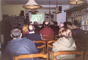 Presentaci� de la p�gina web de l�Ajuntament de Sant Vicen� de Castellet a la Biblioteca Popular