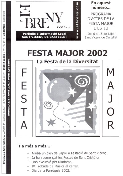Portada d'El Breny de juny 2002
