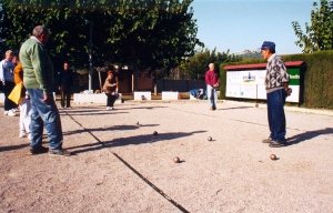 A la trobada de petanca tamb hi va participar bastant pblic