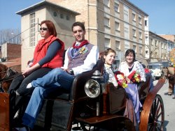 L'Hereu i les Pubilles van participar a la Festa dels Tres Tombs com ja va sent tradicional en aquest darrers anys