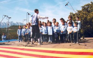 Els membres de la Coral Nou Horitz� tamb� van participar a la gran festa de Castellet