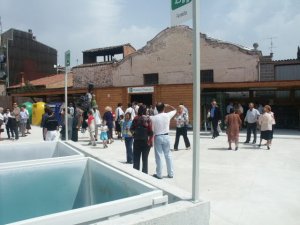 Aspecte de les noves instal�lacions de la deixalleria municipal situada al carrer de la Via Augusta