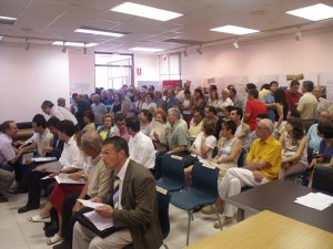 La Sala de Sessions de l'Ajuntament es va omplir de gom a gom per veure la proclamaci� del nou alcalde
