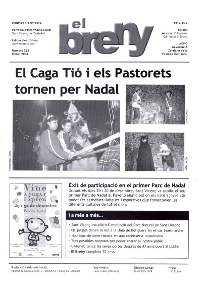 Portada d'El Breny de gener 2004