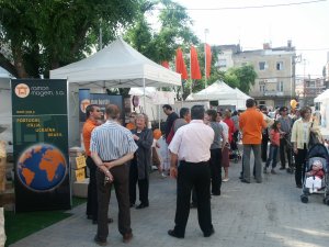 La Primera Fira de la Pedra de Sant Vicen� va ser una experi�ncia molt positiva pel poble. / JORDI LARGO 