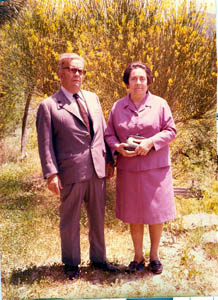 Els pares de Maria Casals, Salvador Casals i Pepeta Flaqu.