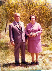 Els pares de Maria Casals, Salvador Casals i Pepeta Flaqu�.